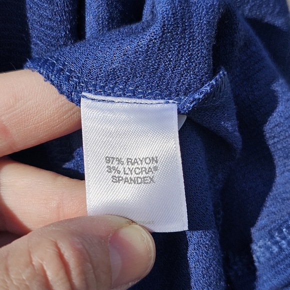 NWT J. Jill blue casual dress - Picture 6 of 6